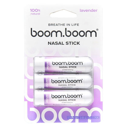 Boomboom Nasal Stick: Free Your Nose | Featured on Shark Tank | Powerful Essential Oils with Vapor Flow Technology | Breathe in Life